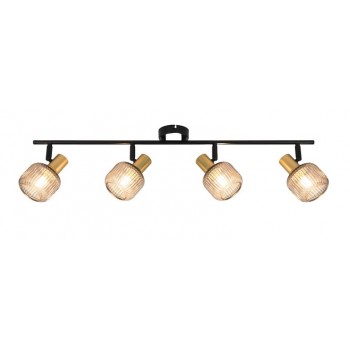 SPOT LIGHT SHADOW 4XE14 BLACK/GOLD