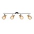 SPOT LIGHT SHADOW 4XE14 BLACK/GOLD
