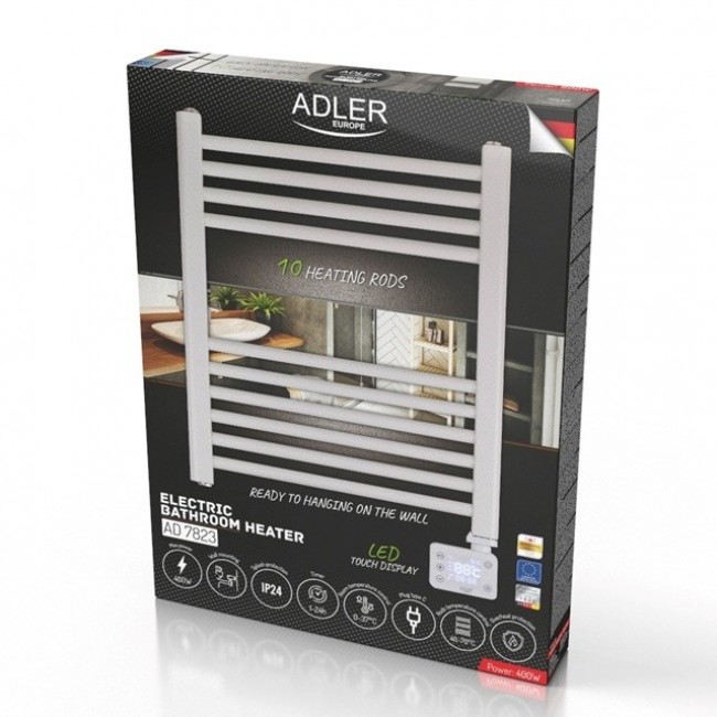 Adler AD 7823 Electric bathroom heater LED white