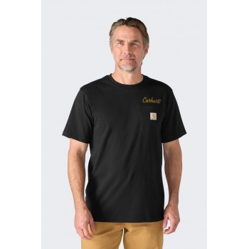 Koszulka Carhartt Irvine Hard Work BLACK