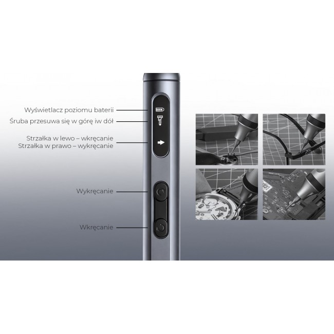 Extralink POWERLINK WKRETAK ELEKTRYCZNY 50 W 1 SET SCREWDRIVER ELECTRIC 50 IN 1