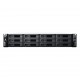 Synology RackStation RS2423RP+ NAS/storage server Rack (2U) Ryzen Embedded V1780B 8 GB DDR4 0 TB DiskStation Manager Black, Grey