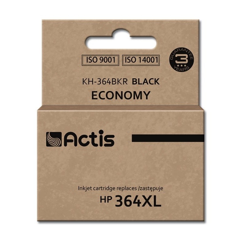 Actis KH-364BKR Ink (replacement for HP 364XL CN684EE Standard 20 ml black)