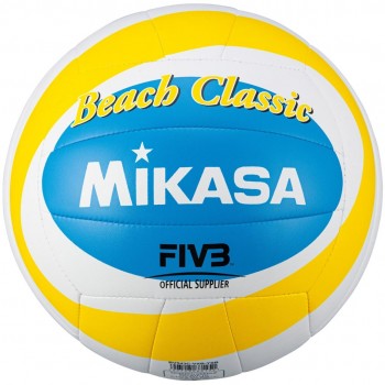 Mikasa Beach Classic Beach Volleyball White-Yellow-Blue BV543C-VXB-YSB 5