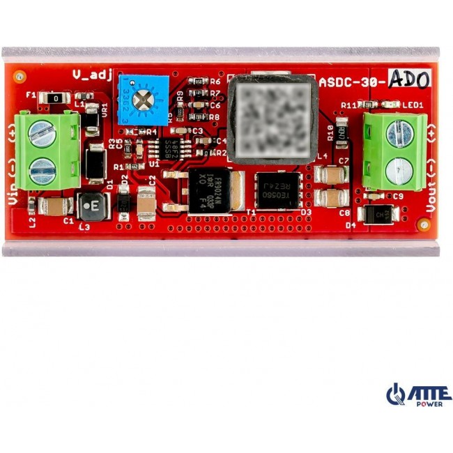 Adjustable step-down converter 3...12V ATTE ASDC-30-AD0-OF Adjustable step-down converter 3...12V ATTE ASDC-30-AD0-OF
