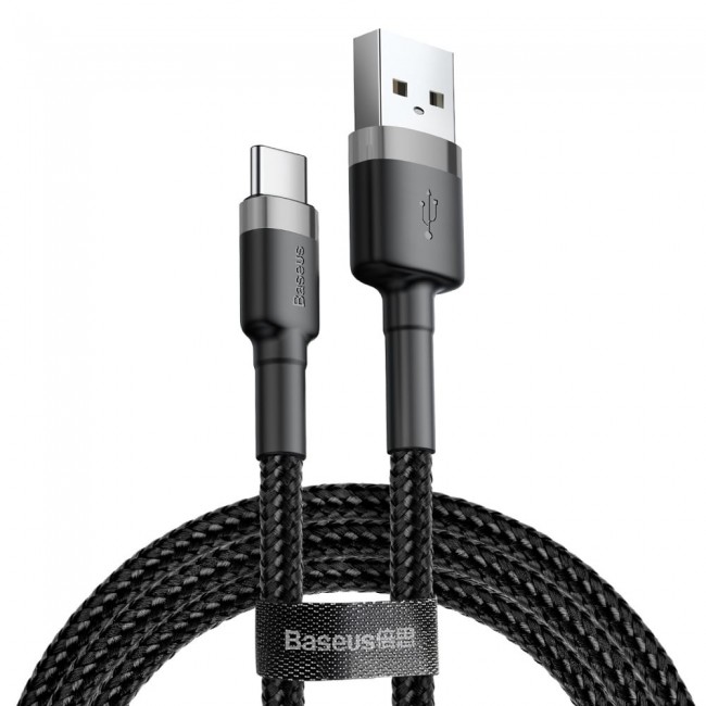 Baseus CATKLF-CG1 USB cable 2 m USB A USB C Black, Grey Baseus CATKLF-CG1 USB cable 2 m USB A USB C Black, Grey
