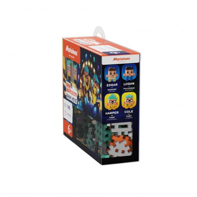 MARIOINEX Mini Waffle City Bank Robbery Building Blocks, 148 pieces MARIOINEX Mini Waffle City Bank Robbery Building Blocks, 148 pieces