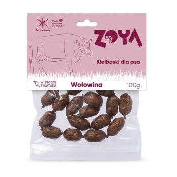 ZOYA Beef sausages - dog treat - 7 pcs
