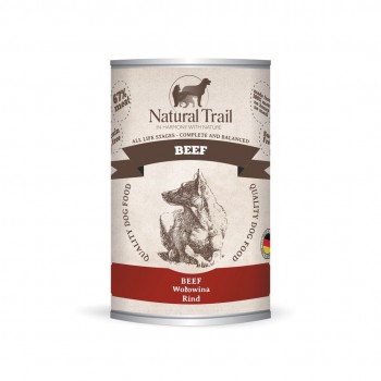 NATURAL TRAIL Beef - Wet Dog Food - 400 g