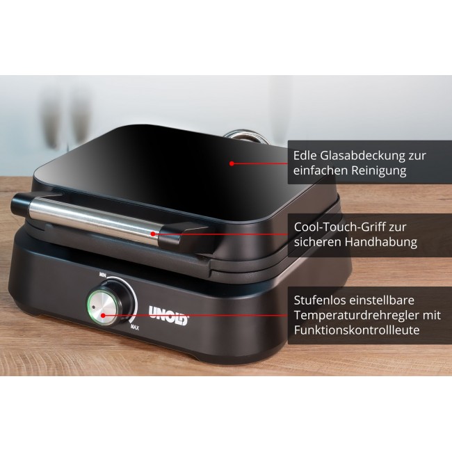 Unold Belgian Waffle Maker Brussels (48275)