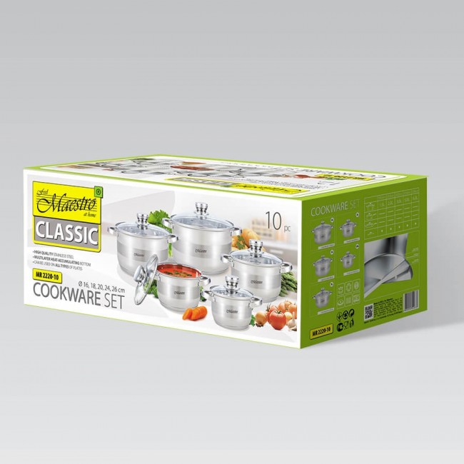 Cookware set MAESTRO MR-2220-10 10 items