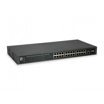 LevelOne GEP-2652 network switch Managed L2 Gigabit Ethernet (10/100/1000) Power over Ethernet (PoE) Grey