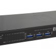 LevelOne 26-Port Fast Ethernet PoE Switch, 24 PoE Outputs, 2 x Gigabit RJ45, 150W