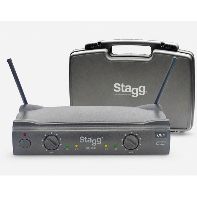 Stagg SUW 50 MM FH EU Wireless UHF system Black