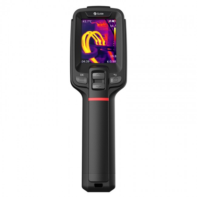 Guide Sensmart E2+ thermal imaging camera Vanadium Oxide Uncooled Focal Plane Arrays Black 256 x 192 pixels Built-in display LCD