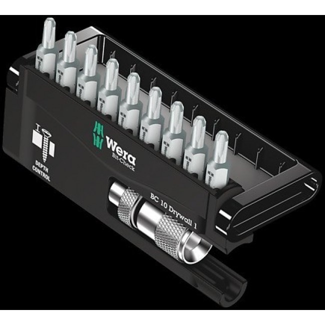 Wera Bit-Check 10 Drywall 1 screwdriver bit 10 pc(s) Wera Bit-Check 10 Drywall 1 screwdriver bit 10 pc(s)