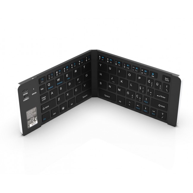 Inca IBK-579BT keyboard Home Bluetooth Metallic, Silver