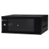 EMITERNET Light, undivided hanging cabinet 19'' 4U, sheet metal/glass door, 550 450 230mm width/depth/height. EM/SH02B5404-08