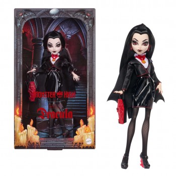 Monster High x Universal Monsters Dracula Collector Doll with Black Dress & Coffin Purse