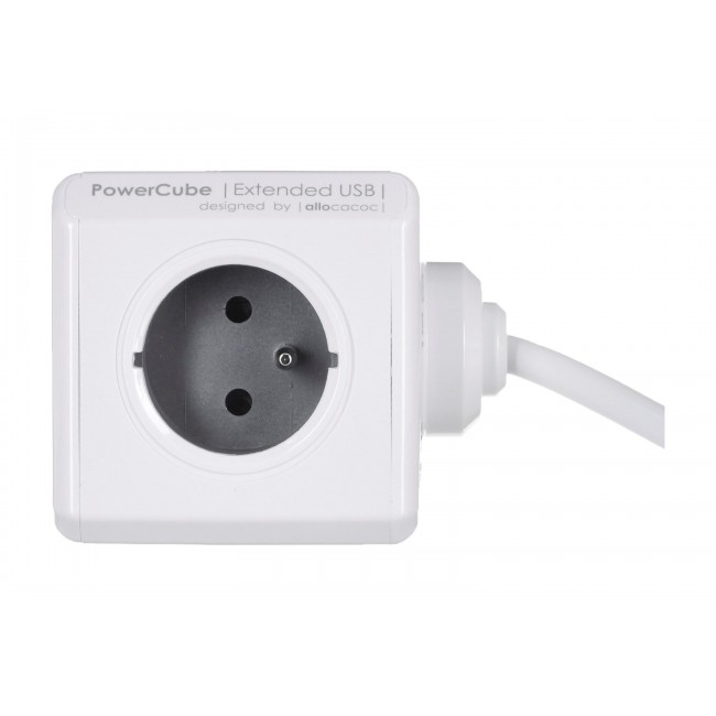 Allocacoc PowerCube Extended USB E(FR), 3m power extension 4 AC outlet(s) Allocacoc PowerCube Extended USB E(FR), 3m power extension 4 AC outlet(s)
