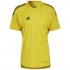 adidas Men's Condivo 22 Goalkeeper Jersey Short Sleeve Yellow HF0138