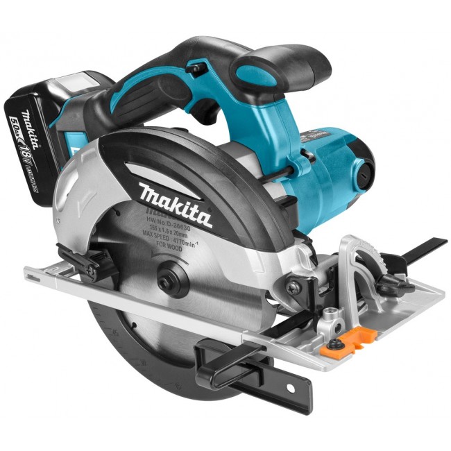Makita DHS630RTJ portable circular saw 16.5 cm Black, Blue, Grey 3100 RPM Makita DHS630RTJ portable circular saw 16.5 cm Black, Blue, Grey 3100 RPM