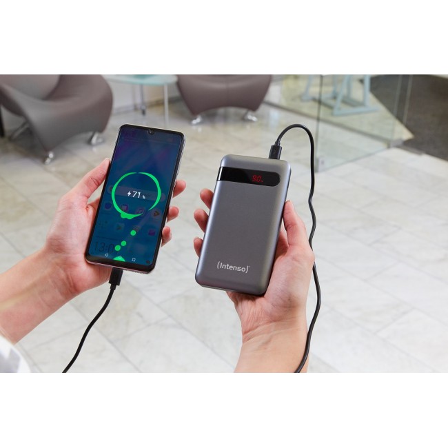 Intenso PD10000 Lithium Polymer (LiPo) 10000 mAh Anthracite