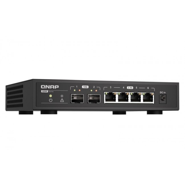 QNAP QSW-2104-2S network switch Unmanaged 2.5G Ethernet Black