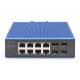 Digitus Industrial 8+4 port Gigabit Ethernet PoE switch