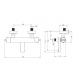 Thermostatic bathtub mixer