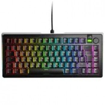 Glorious GMMK 3 Pro 75% Custom Gaming Keyboard - Pre-Built, ISO (DE), Fox Switches, Black