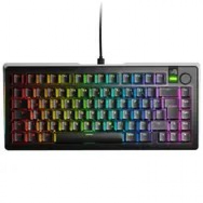 Glorious GMMK 3 Pro 75% Custom Gaming Keyboard - Pre-Built, ISO (DE), Fox Switches, Black Glorious GMMK 3 Pro 75% Custom Gaming Keyboard - Pre-Built, ISO (DE), Fox Switches, Black