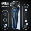 Braun Series 6 61-B4500cs Foil shaver Trimmer Black, Blue