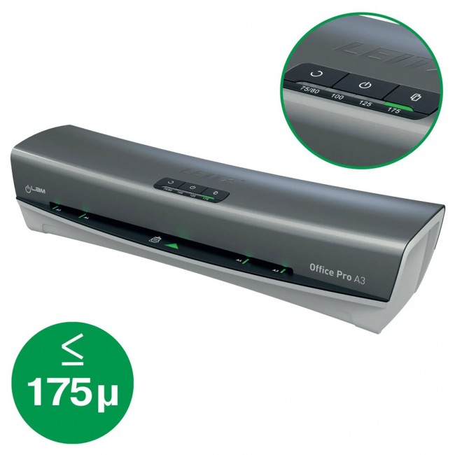 Leitz iLAM Office Pro A3 Silver Laminator
