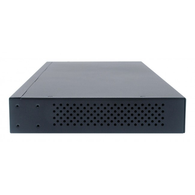 LevelOne 12-Port L3 Managed 10-Gigabit Switch, 8 x 1G/2.5G/5G/10G RJ45, 4 x 1G/2.5G/10G SFP+ Uplinks, 240Gbps Non-Blocking Fabric, 19-Inch Rackmount