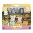 Sylvanian Families Sunny Picnic Set -Fennec Fox Sister & Baby