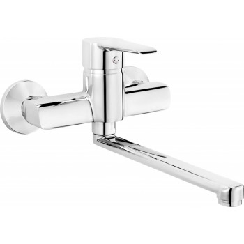 Wall-mounted kitchen faucet