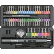 YATO Cordless Screwdriver Set with Bits 3.7 V, 56 Pieces, YT-25770