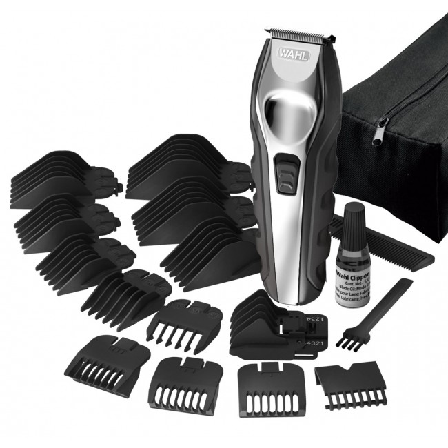 Wahl 09888-1316 beard trimmer AC/Battery 12 2.5 cm Black, Stainless steel Wahl 09888-1316 beard trimmer AC/Battery 12 2.5 cm Black, Stainless steel
