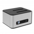 Qoltec 5316 2x HDD / SSD docking station | 2.5 