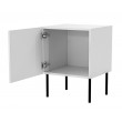 Bedside table 2 pcs PALAZZO BIS 45x39xH59 white matt Bedside table 2 pcs PALAZZO BIS 45x39xH59 white matt