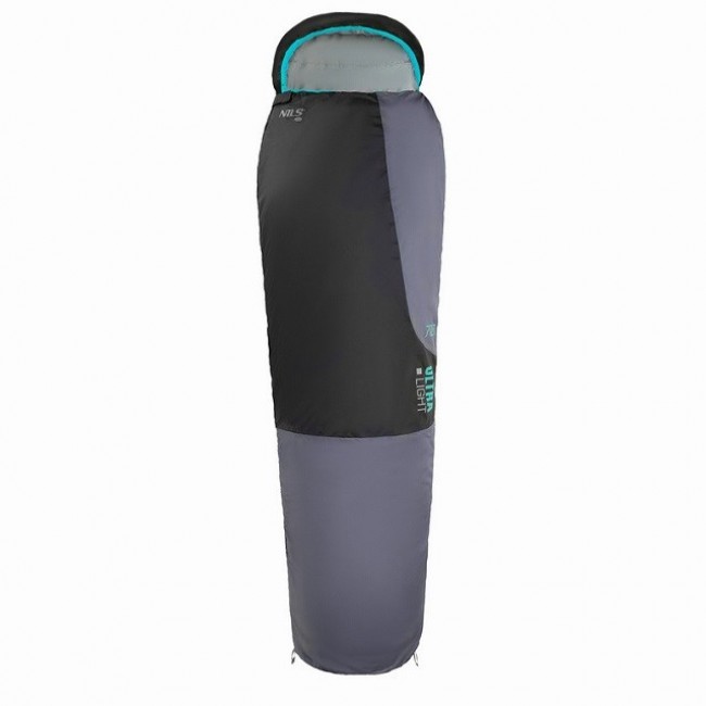 NILS CAMP SLEEPING BAG NC1705 ULTRA LIGHT BLACK MINT NILS CAMP SLEEPING BAG NC1705 ULTRA LIGHT BLACK MINT