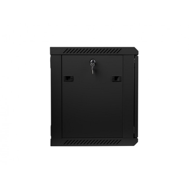 Lanberg 19'' wall-mounted installation cabinet 9U 600x450mm black (glass door) Lanberg 19'' wall-mounted installation cabinet 9U 600x450mm black (glass door)