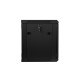 Lanberg 19'' wall-mounted installation cabinet 9U 600x450mm black (glass door) Lanberg 19'' wall-mounted installation cabinet 9U 600x450mm black (glass door)