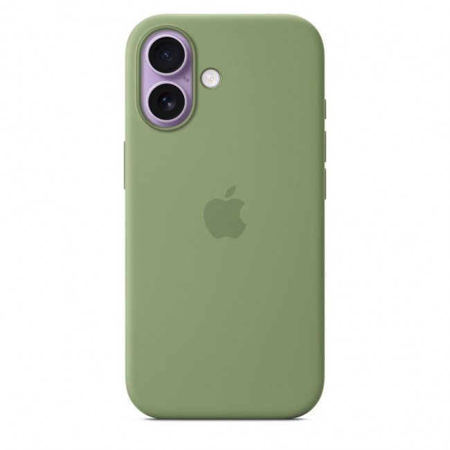 Apple iPhone 17 Silicone Case with MagSafe Light Moss