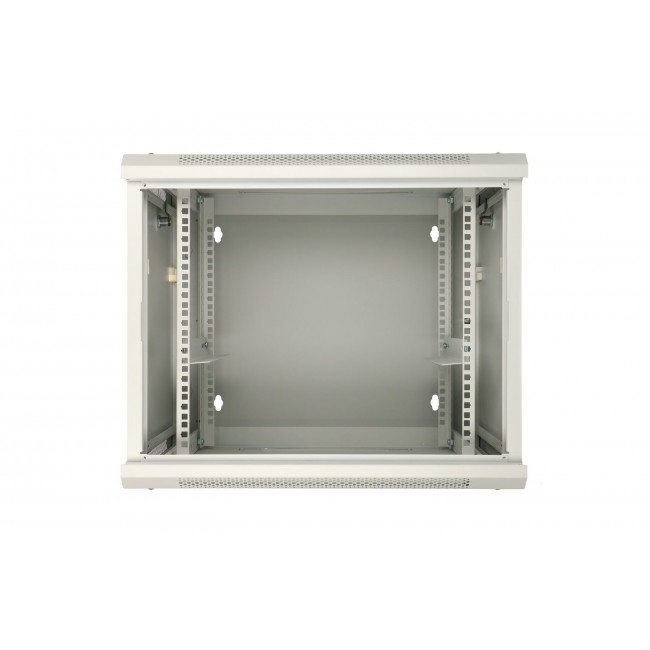 Extralink Rackmount cabinet 12U 600x600 AZH Gray wall mounted, swing type