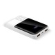 Powerbank 10 000mAh, 2x USB, 1x USB-C 22,5W, QC4+, LCD screen, white