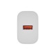 WALL CHARGER NATEC RIBERA 1X USB-A 18W WHITE