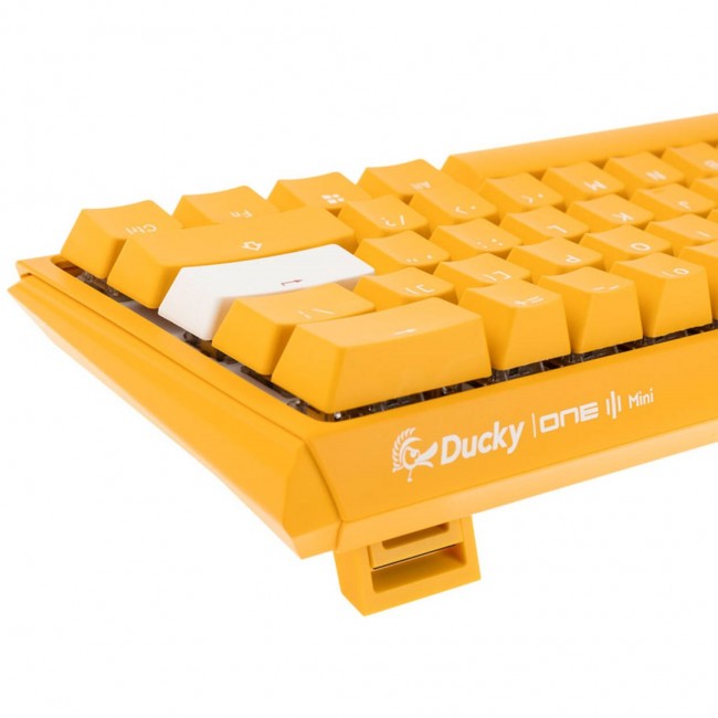 Ducky One 3 Yellow Mini Gaming Tastatur RGB LED - MX-Clear US keyboard USB US English