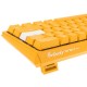 Ducky One 3 Yellow Mini Gaming Tastatur RGB LED - MX-Clear US keyboard USB US English